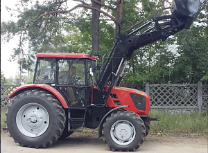 Фронтальный погрузчик ПТМ-1100 на трактор МТЗ 922.3